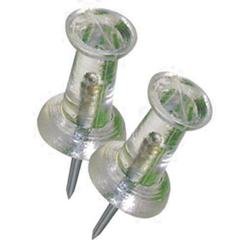 The Hillman Group 532691 Clear Push Pins, 40-Pack