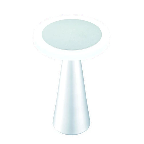 Modern Forms Cute 9in Tall LED Table Lamp 3000K in Titanium with 6ft Plug-in Cord and On/Off Switch