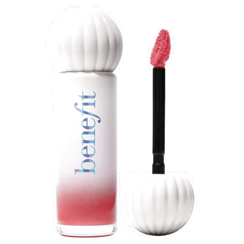 Benefit Splashtint Moisturizing Dewy Lip Tint #15 Yachty Hottie (Poppy Red), 0.2 Ounce