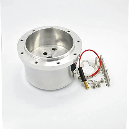 Flashpower 9 bolt Steering Wheel Hub Adapter Boss Kit Polished Compatible with GM Chevrolet GMC 60-69