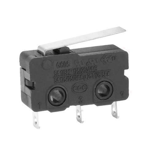 uxcell AC 250V 5 Amp SPDT 1NO 1NC Short Straight Hinge Lever Mini Micro Switch 10 Piece
