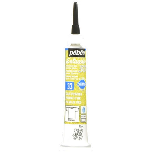 Pebeo Paint, 20 ml, Glitter Gold Powder