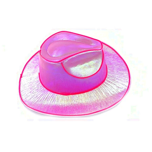 Generic Bachloratte/Bachlors Gener Reveal Wedding Party Concert Night Lighting Cowboy Unisex EL Wire Light Up Sequin Jazz Hat