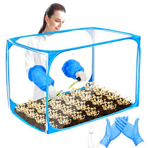 Magoog Still Air Box, Mushroom Grow Box, Still Air Box for Mushroom Lovers, Mushroom Grow Tent, Mycology Fume Hood Propagation Stations, 35.5x23.5x23.5’, Grow Mushroom at Home