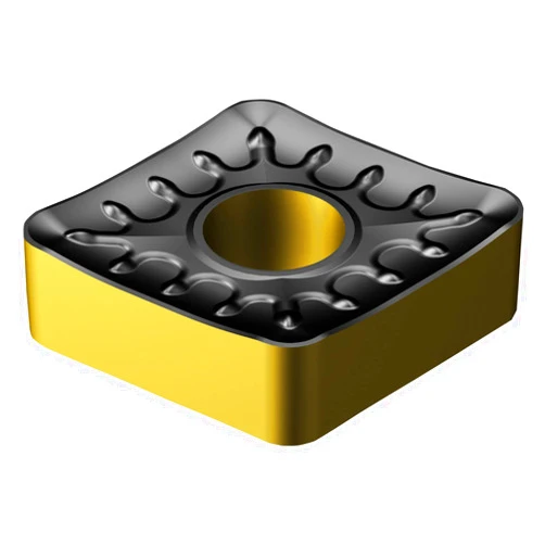 Sandvik Coromant CNMM 432-QR 4335 T-Max P Insert for Turning, Carbide, Diamond 80 deg, Neutral Cut, 4335 Grade, Ti(C,N)+Al2O3+TiN, Inveio Coating Technology (Pack of 10)