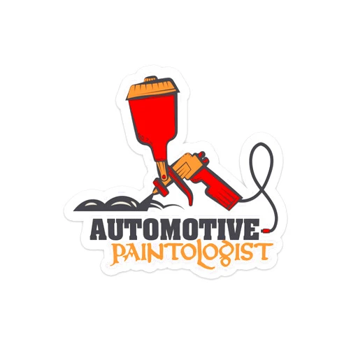 MODERN CREATORS Automotive Paintologist Sticker Waterproof Vinyl Car Painter Decal Auto Body Shop Spray Gun Graphic for Toolbox Laptop Water Bottle Mechanic Gift