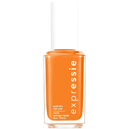Essie expressie, Quick-Dry Nail Polish, 8-Free Vegan, Brown Orange, Saffr-on The Move, 0.33 fl oz