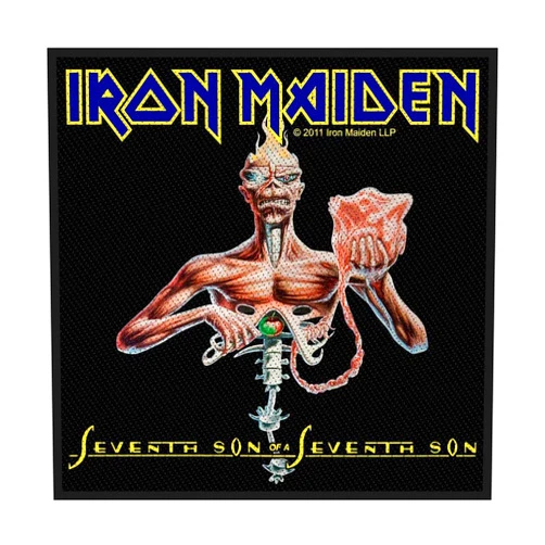 RAZAMATAZ Iron Maiden Seventh Son Patch Album Art Heavy Metal Band Woven Sew On Applique