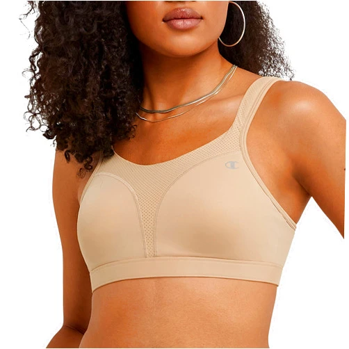 Champion Women's Sports Bra, Spot Comfort, Maximum Support, High-impact Sports Bra for Women