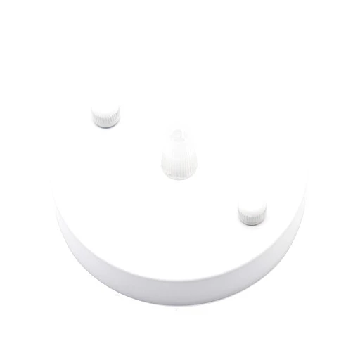 binifiMux Ceiling Canopy Kit, 2-Pack White Ceiling Plate Chassis Base Pendant Light Accessories 98mm x 18mm w Screw