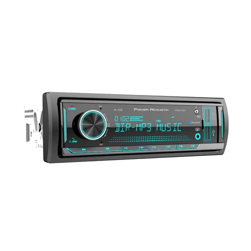 Power Acoustik PL-40B 1-DIN Bluetooth Digital Media Receiver w/Dual USB Ports