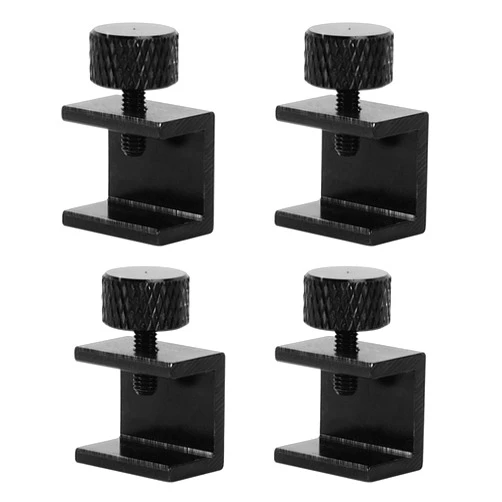 LIUSU Runlyn 4Pcs Adjustable 3D Printer Ender 3 Pro Glass Clips Clamps 3D Printer Heat Bed Clips Compatible with Ender 3/3 Pro/V2/3S, Ender 5/Pro, CR-20 PRO, CR10/10S Pro
