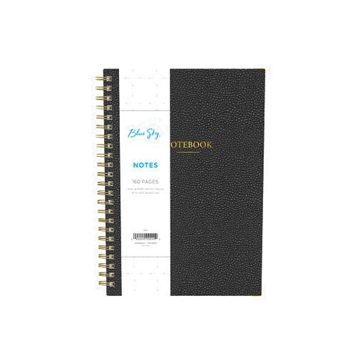Blue Sky Professional Hardcover Executive Notebook, 160 Ruled Pages, Twin-Wire Binding, Hardcover, 5.75” x 8.5
