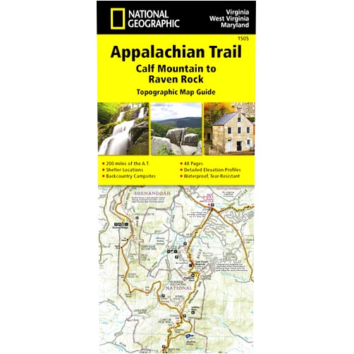 National Geographic Maps Appalachian Trail: Calf Mountain to Raven Rock Map [Virginia, West Virginia, Maryland] (National Geographic Topographic Map Guide, 1505)