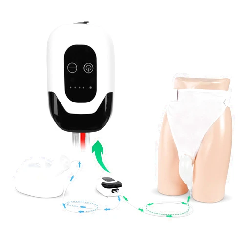Joogto 2025 Premium Intelligent Electric Urinal for Seniors - Automatic Start-Stop Dispenser, 2000ML Capacity with 6.5 ft Catheter, Bed Rest Anti-Leakage Design, Easy-to-Clean, Unisex, with Lid Funnel