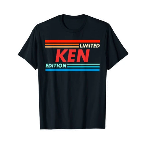 Nostalgic Defined Version of Personalized Name Limited Ken Edition T-Shirt