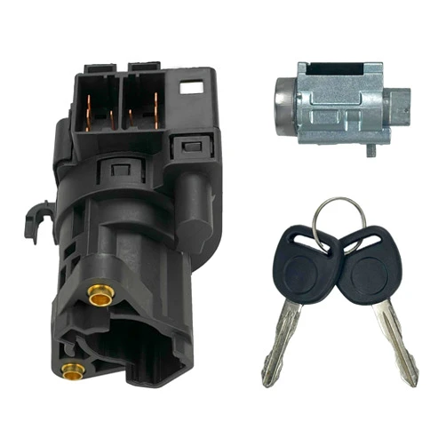 VeloLink Ignition Switch Ignition Lock Cylinder with 2 Keys Compatible with 2000-2005 Chevy Impala Chevrolet Monte Carlo,1997-2003 Chevy Malibu,97-05 Olds Alero Pontiac Grand Am,Replace 12458191 22599340 10109