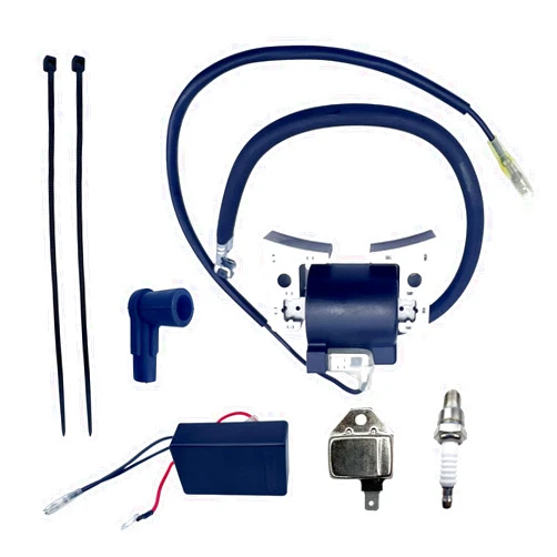QINLANAP RPM REV Limiter 1019094-01&Ignition Coil with Cap 101909201& Ignition Module 21119-2161 with Spark Plug Compatible with Kawasaki FE290D FE350D for Club Car DS & Precedent Gas Golf Carts 1997-UP