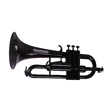 Tromba TF-BL Pro Professional Plastic BB Flugelhorn, Black