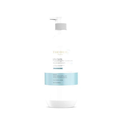 Theorie Pure Collection Hypoallergenic Conditioner -Plant-Based & Vegan - for Soothes Itchy & Allergy Prone Skin - Fragrance-free - Sensitive Scalp, Pump Bottle -800mL - 1 Pack
