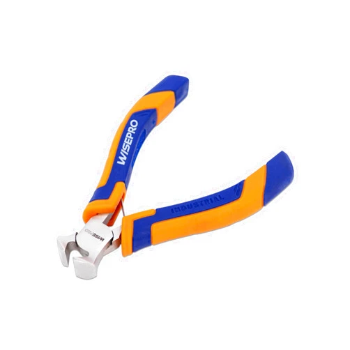 WISEPRO 4.2 Inch Mini End Cutting Pliers, Precision End Nippers, Nail Puller Tool for Zipper Install Stops Repair