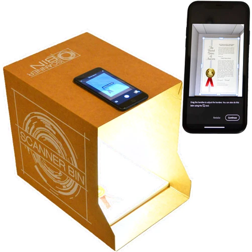 Scanner Bin - The Clever Document Scanning Solution