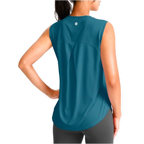 SANTINY Women's Sleeveless Workout Tops Breathable Lightweight Active Tennis Yoga Shirts Athletic Running Tank Tops for Women