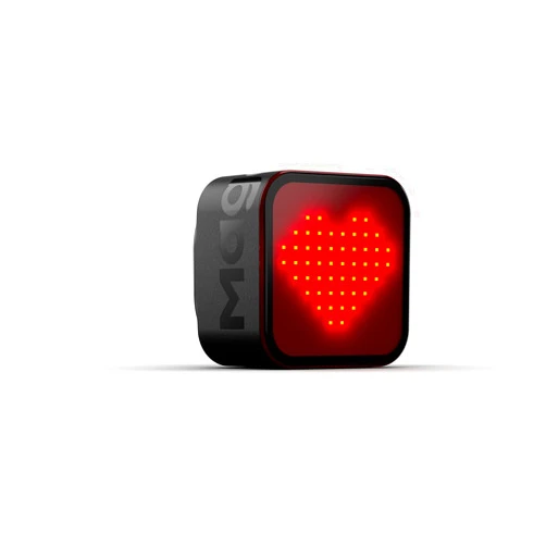 Magene L308 Smart Tail Light for Bike, Highly Customizable Intelligent Expression Bluetooth Lightweight Bicycle Tail Light Without Charging Cable，96 COB LED Lights IPX6 Waterproof