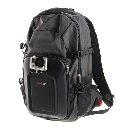 Navitech Action Camera Backpack with 18-in-1 Accessory Kit and Integrated Chest Strap Compatible with The HAMSWAN 4K Sports Action Camera