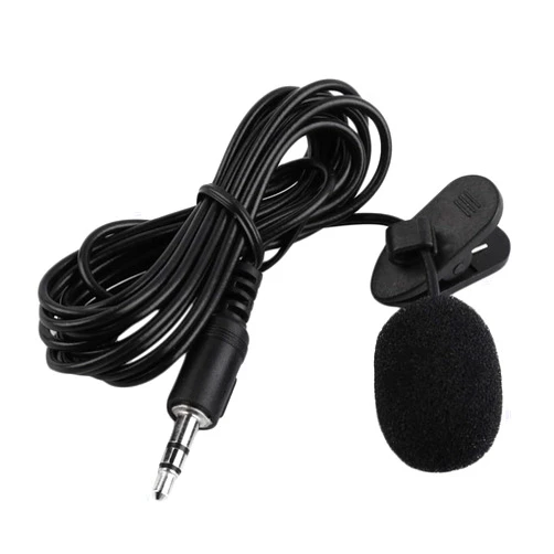 Ulafbwur Plastic 3.5mm Wired Lavalier Microphone Speech Teaching Sound Amplifier Mic for Phone PC