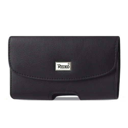 Reiko Wireless Horizontal Pouch with Magnetic Closure (6.62X3.46X0.68) - Black