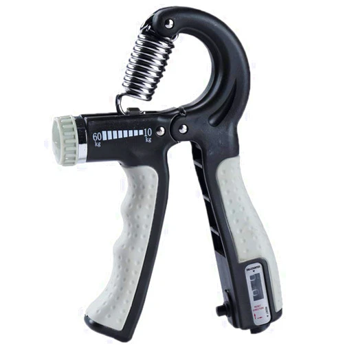 UFANME Hand Grip Strengthener, Counting Grip Strength Trainer, 22-132 Lbs Adjustable Resistance Forearm Exerciser Workout for Rehabilitation Athletes Climbers Musicians