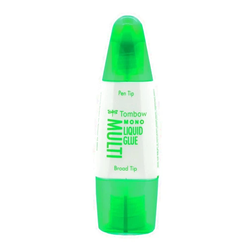 Tombow 62191 MONO Multi Liquid Glue, 0.88 Ounce, 1-Pack. Multi-Purpose Glue with Dual Tip Dispenser for Precise to Full Coverage Application