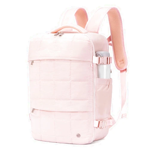 WESTBRONCO Travel Laptop Backpack for Women 17 inch Travel Backpack Carry on Flight Approved Puffy Travel Weekender Bags