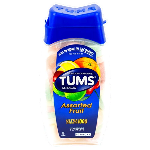 TUMS 23981 Ultra Strength Antacid, Assorted Fruit