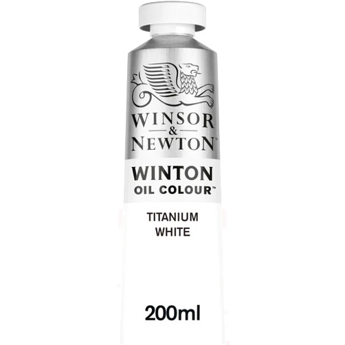 Winsor & Newton Winton Oil Color, 200ml (6.75-oz) Tube, Titanium White