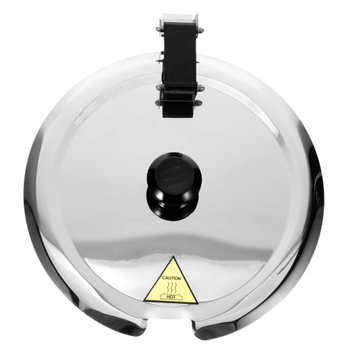 HOLIDYOYO Stainless Steel Electric Soup Warmer Lid Replacement for 10Qt Soup Cooker Pot Cover with Ergonomic Anti-Scald Handle Spill Proof Design Easy to Clean and Store