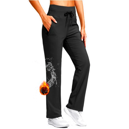 SANTINY Women's Fleece Lined Pants 29