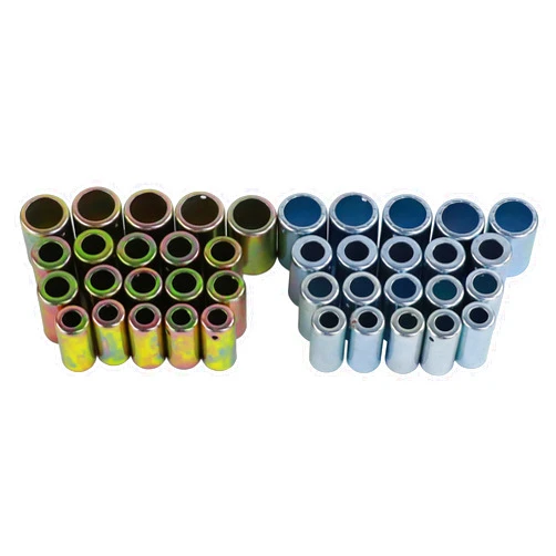 Wisepick 40PCS Reduced Hose Ferrule Set #6#8#10#12 Size Color Zinc Coating and Blue White Zinc Coating