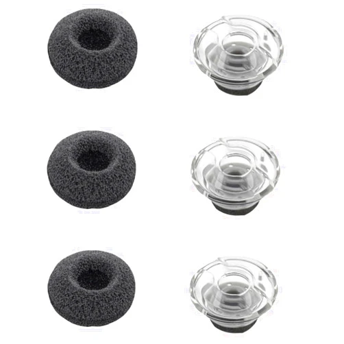 SNHTLS Earbud Tips Replacement Compatible with Plantronics Voyager Legend Headphones 3 Pcs Earbuds Ear Gels Tips and 3 Pcs Foam Compatible with Voyager Legend 5200 Earphone