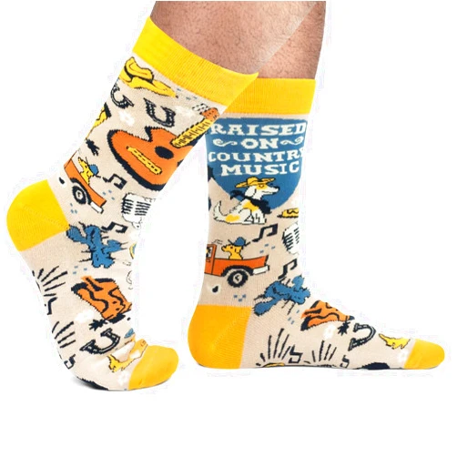 Lavley Funny Bicycle Socks - Cool Bike and Cyclist Gifts for Men, Women, and Teens - Unisex, Crew Length, One Size Fits Most