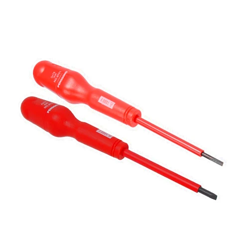 uxcell 3mm & 4mm Magnetic Tip Insulated Flat Head Slotted Screwdriver 75mm Shaft