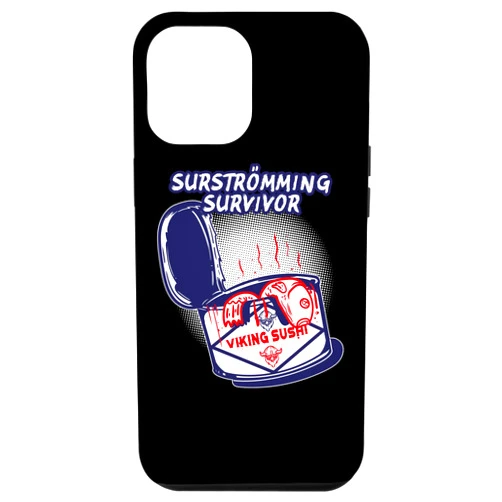 Surstromming Challenge Survivor - Viking Sushi iPhone 12 Pro Max Surstromming Challenge Survivor - Stinky Viking Sushi Case