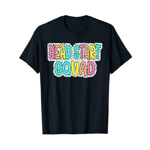 Dalmatian Dots Head Start Squad Tee Back to School Head Start Squad Homeschool Headstart Teacher T-Shirt
