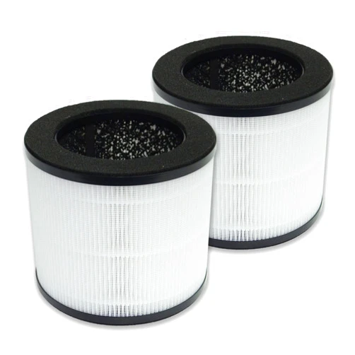 PUREBURG Replacement Filter Compatible with Himox H08 H08P Air Purifiers,2-Pack H13 HEPA 4-Stage Filtration Activated Carbon 2-in-1 Air Clean Dust VOCs