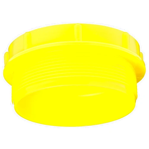 Kapsto GPN 700 2 1/2 - 16 UN Polyethylene Screw Plug, Yellow, 2 1/2 - 16 UN (Pack of 10)