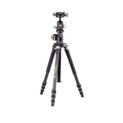 Vanguard VEO3T+264CB Carbon Fiber Travel Tripod with Ball Head and Multi-Angle Center Column for Overhead Shots