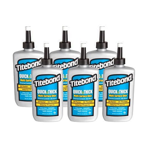 Titebond Glue Wood Molding 8oz Clear Extra Thick & Fast Drying