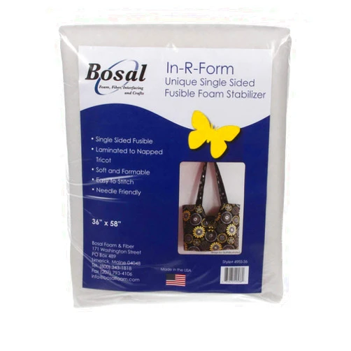 Bosal Foam & Fiber Bosal in-R-Form Single Sided Fusible Foam Stabilizer Off White 58i