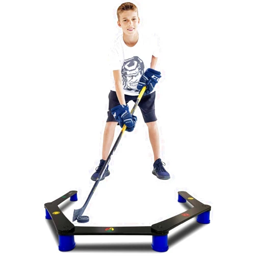Hockey Revolution Stick Handling Aid, Puck Control, Reaction Time and Coordination Equipment - Durable, Lightweight, Portable and Adjustable with Many Combinations Can Be Used On and Off Ice